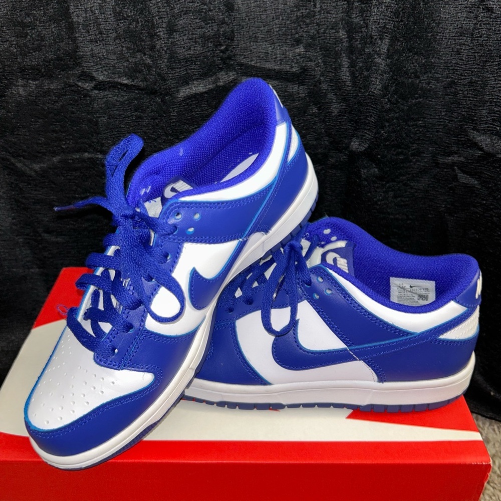 Nike Blue and White Sneakers